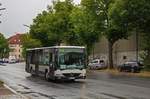Der MB Citaro OHV-FR 537 wurde urspr�nglich im Schweizer Kanton Graub�nden eingesetzt. Am 01.07.2020 war der Bus f�r ein Unternehmen aus Oranienburg im Ersatzverkehr f�r die Linie S46 in Berlin-Tempelhof unterwegs.