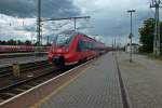 Schon irgendwie ziemlich klein sind die Talent-II-Zweiteiler, die von Cottbus aus �ber Doberlug-Kirchhain nach Falkenberg gurken.